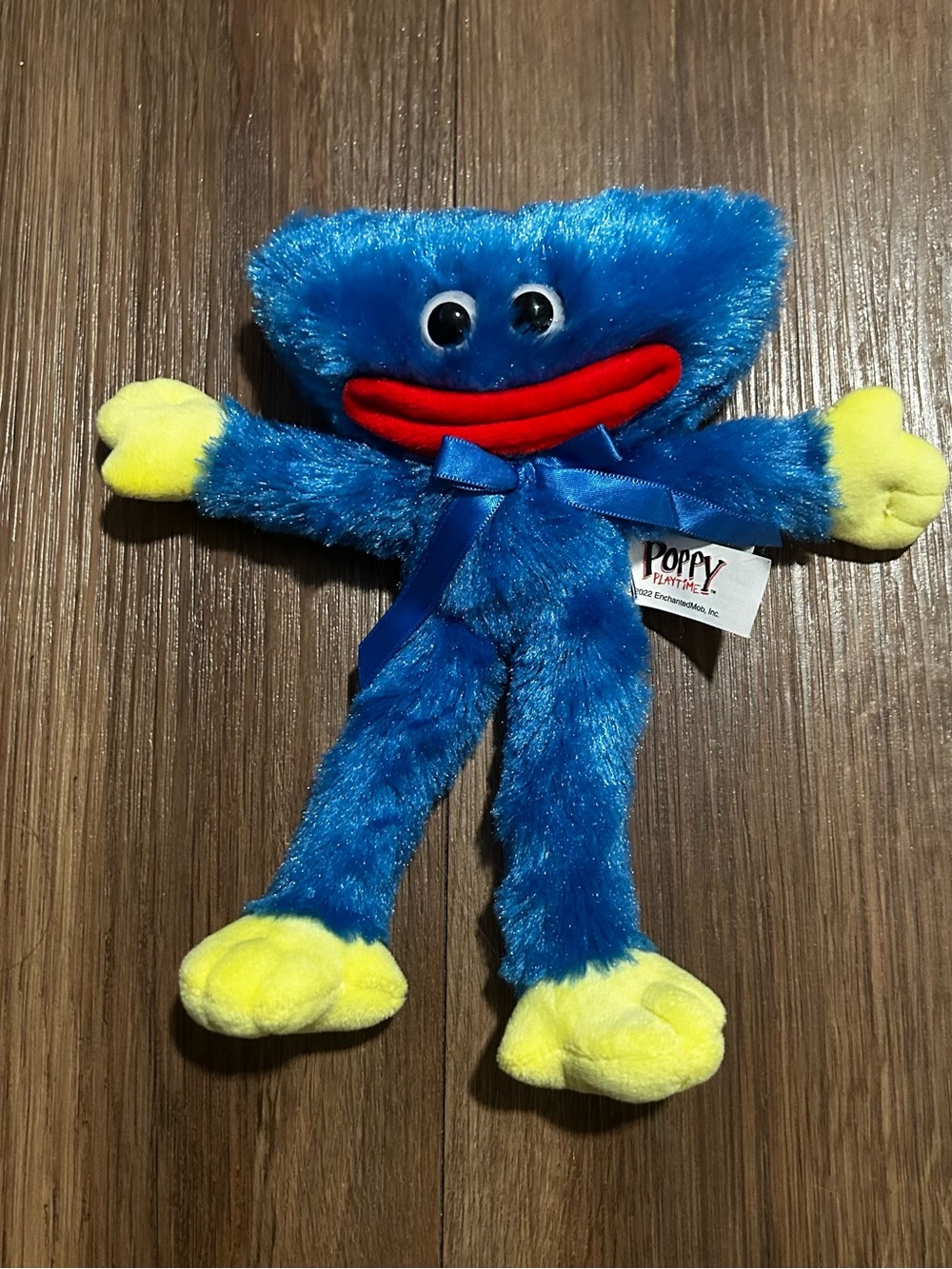 Official Poppy Playtime Huggy Wuggy Plush 9" Blue 2022 EnchantedMob Smiling